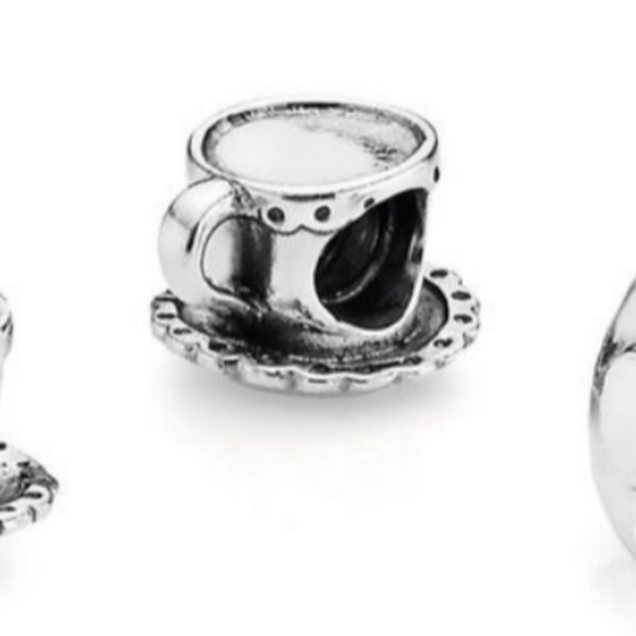 Pandora Jewelry - Authentic Pandora Tea Cup Charm 790361 ALE 925 Sterling Silver